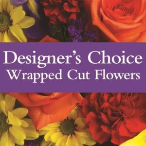 Designer’s Choice Wrapped Cut Flowers